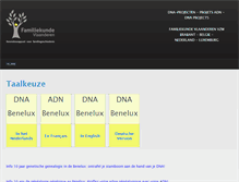 Tablet Screenshot of brabant-dna.org